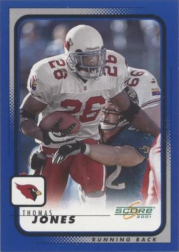 2001 Score Thomas Jones #6