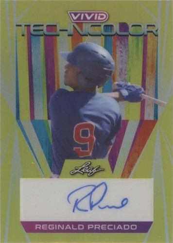 2022 Leaf Vivid - Reginald Preciado #T-RP1