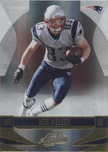 2008 Playoff Absolute Memorabilia Wes Welker #90