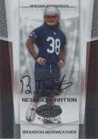 2007 Leaf Certified Materials Brandon Meriweather #180