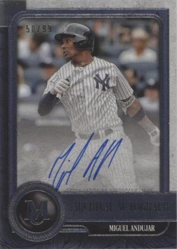 2019 Topps Museum Collection - Miguel Andujar #AA-MA