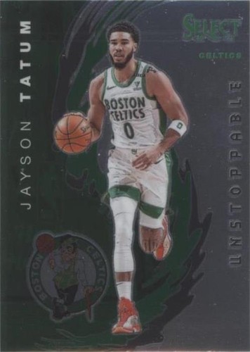 2020-21 Panini Select Jayson Tatum SILVER PRIZM Retail BLUE Card