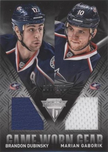 2013-14 Panini Titanium - Brandon Dubinsky Marian Gaborik #GD-DG