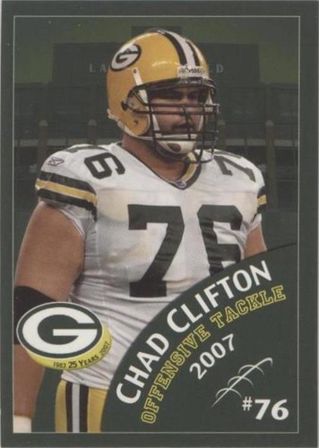 2007 Green Bay Packers Police Chad Clifton #7