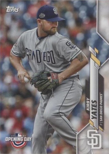 2020 Topps Opening Day - Kirby Yates #127