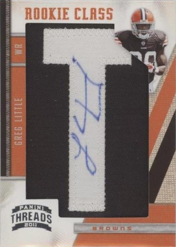 2011 Panini Threads Greg Little #276