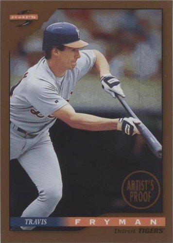 1996 Score - Travis Fryman #34