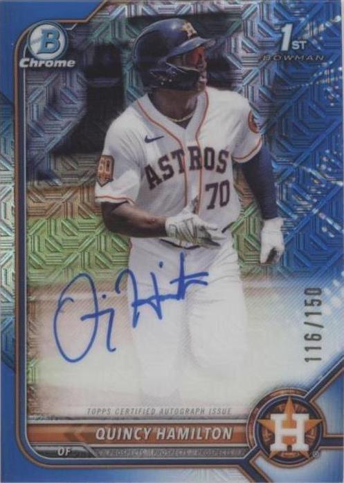 2022 Bowman Chrome - Quincy Hamilton #CPA-QH