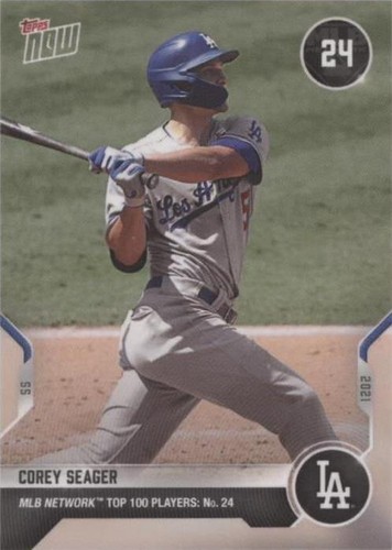2021 Topps Now MLB Network Top 100 Players - Corey Seager #T-24