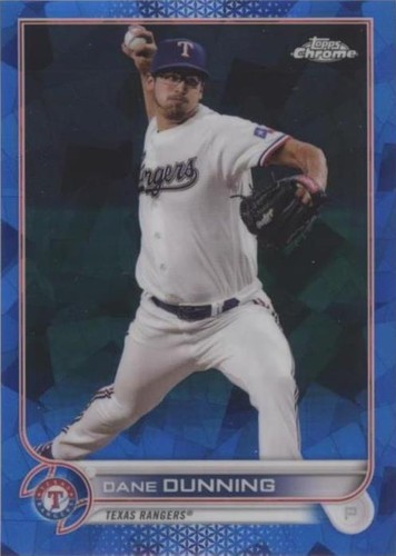 2022 Topps Chrome Sapphire Edition - Dane Dunning #411