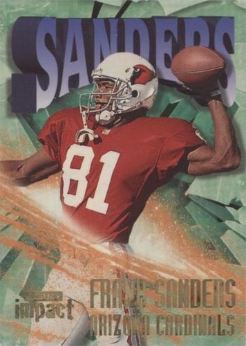 1997 Skybox Impact Frank Sanders #151
