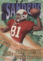 1997 Skybox Impact Frank Sanders #151
