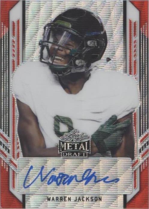 2021 Leaf Metal Draft Warren Jackson #PA-WJ1