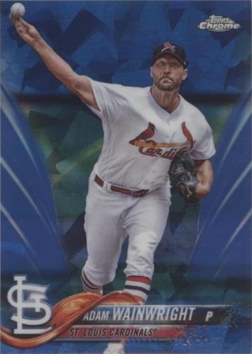 2018 Topps Chrome Sapphire Edition - Adam Wainwright #81