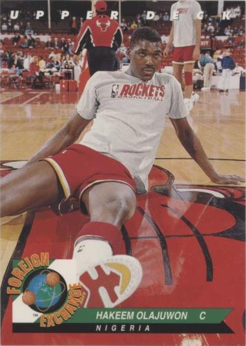 1992-93 Upper Deck International Italiano - Hakeem Olajuwon #80