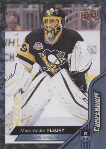 2016-17 Upper Deck Compendium - Marc-Andre Fleury #498