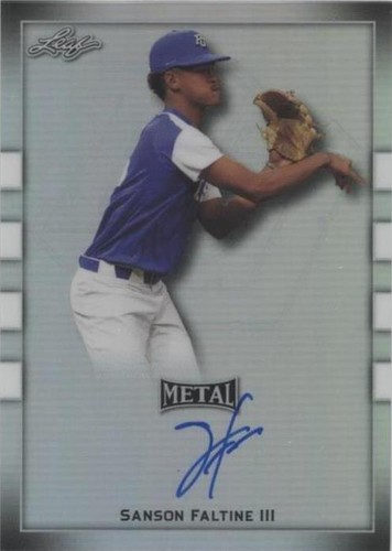 2018 Leaf Metal Perfect Game All-American Classic - Trey Faltine #BA-SF3
