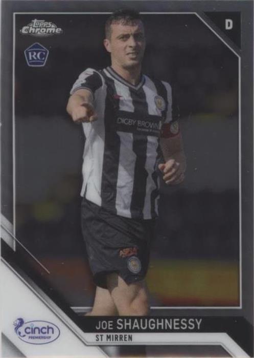 2021-22 Topps Chrome SPFL Scottish Premier League Joe Shaughnessy #142