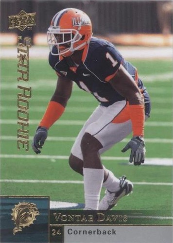 2009 Upper Deck Vontae Davis #243