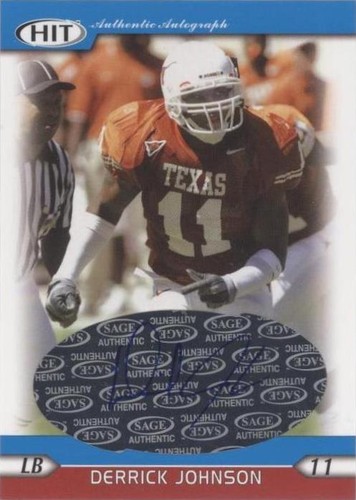 2005 SAGE Hit Derrick Johnson #A2