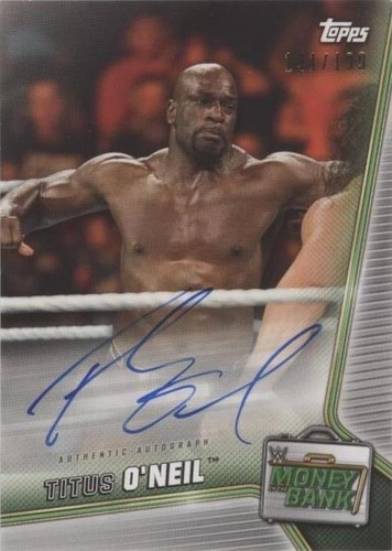 2019 Topps WWE Money in the Bank - Titus O'Neil #A-TO