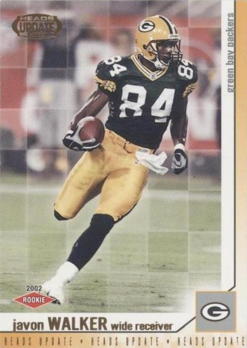 2002 Pacific Heads Update Javon Walker #68