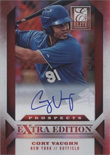 2013 Panini Elite Extra Edition - Cory Vaughn #187