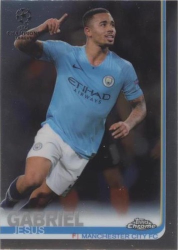2018-19 Topps Chrome UCL Gabriel Jesus #51