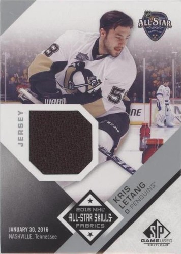 2016-17 SP Game Used - Kris Letang #AS-KL