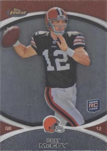 2010 Topps Finest Colt McCoy #77