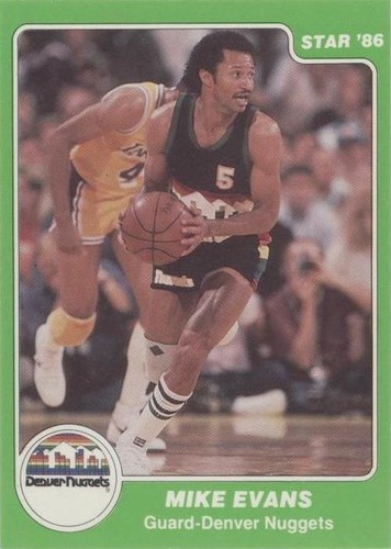 1985-86 Star - Mike Evans #53