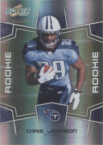 2008 Score Select Chris Johnson #348