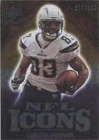 2009 Upper Deck Icons Vincent Jackson #IC-VJ