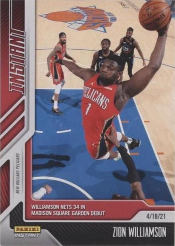 2020-21 Panini Instant - Zion Williamson #148