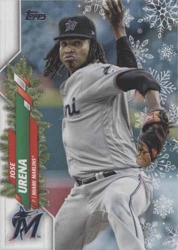 2020 Topps Holiday - Jose Urena #HW85