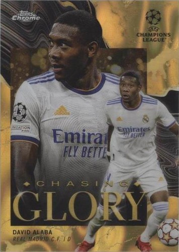 2021-22 Topps Chrome UCL David Alaba #CG-14