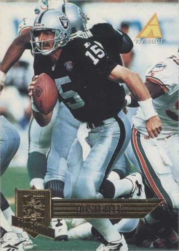 1995 Pinnacle Club Collection Jeff Hostetler #111