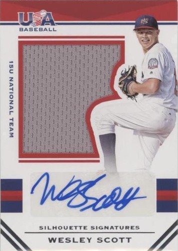 2017 Panini USA Baseball Stars & Stripes - Wesley Scott #61