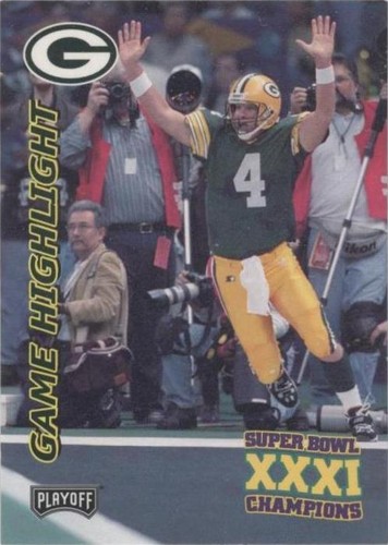 1997 Playoff Green Bay Packers Super Sunday Brett Favre #44