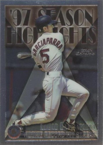 1998 Topps Super Chrome # 34 Nomar Garciaparra 4 x 5-3/4 Jumbo
