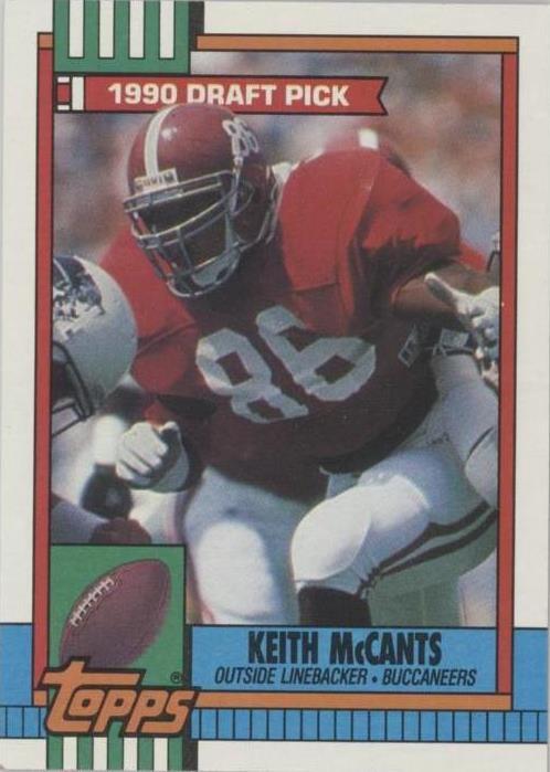 1990 Topps Keith McCants #399