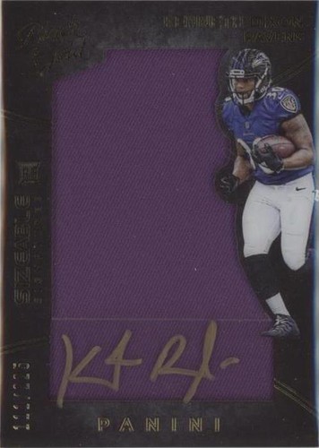 2016 Panini Black Gold Kenneth Dixon #120