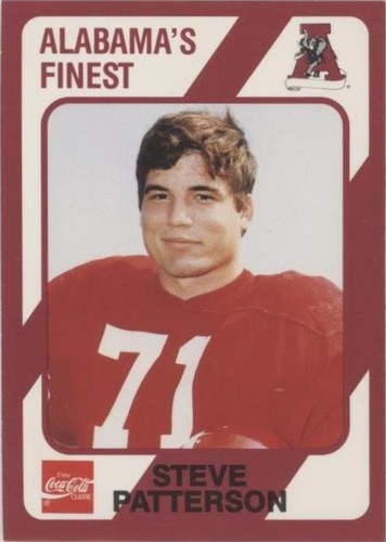 1989 Collegiate Collection Alabama Crimson Tide Steve Patterson #538