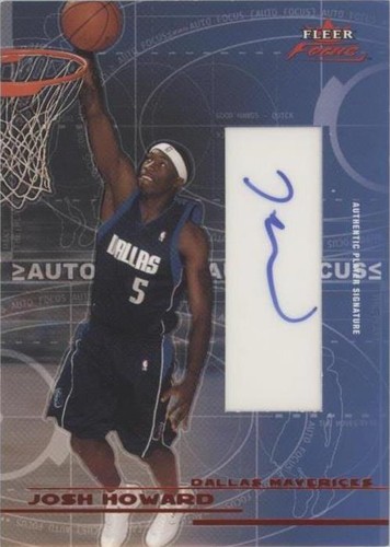 2003-04 Fleer Focus - Josh Howard #AF/JH