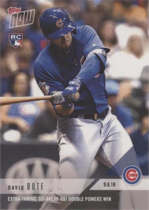 2018 Topps Now - David Bote #695