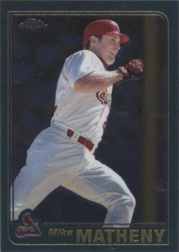 2001 Topps Chrome - Mike Matheny #56