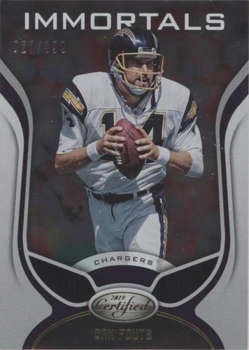 2019 Panini Certified Dan Fouts #105