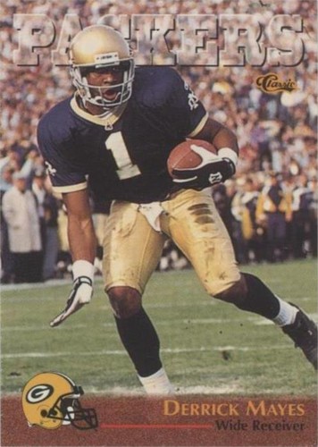 1996 Classic NFL Rookies Derrick Mayes #17