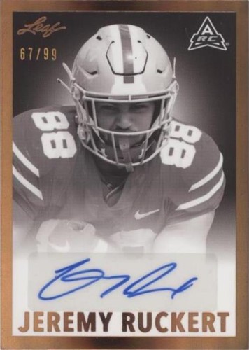2021 Leaf Memories Jeremy Ruckert #BW-JR1