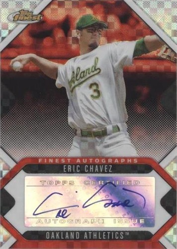 2006 Topps Finest - Eric Chavez #FA-EC